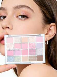 Dasique 20-Color Eyeshadow Palette, Highly Pigmented Long-Lasting Formula, Suitable For Graduates, Birthdays, Easy To Apply, Smooth Texture, Vegan Formula, No Animal Testing, Essential For Holidays, Rose Girl Charm Colors, Christmas Gift For Her, Fashion Cosmetic Brand, Back To School, Bridal Wedding, Summer, Valentine's Day, Vacation - #05 Cotton Powder - 查看 3