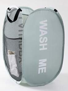 Foldable Laundry Basket With Handle, Collapsible Dirty Clothes Storage Basket, Bathroom Hamper, New Popup Style Foldable Laundry Basket With Handle