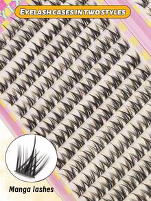32 Rows Single Lash Book, 544pcs Large Capacity, 8-16mm Mixed Length Cluster Eyelashes, Suitable For Beginners DIY Lash Extensions At Home, Lash Clusters, Individual Eyelashes, False Eyelashes, Fake Eyelashes Fluffy Faux Mink - C/D 混合 - 查看 3