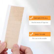 Hair Extension Tape Remover Scraper Tool With 10pcs Plastic Replacement Blades And 24 Tape Tabs - As Pic - View 7