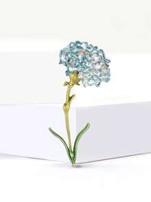 Trâm cài áo hình hoa cẩm chướng đính đá và men cao cấp - Ghim cài hoa dành cho phụ nữ, phụ kiện trang sức Ngày của Mẹ, quà tặng, huy hiệu trang trí. - hoa cẩm chướng - Xem 16