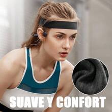 9 Piezas Bandas para el Cabello, Diademas Deportivas para Mujer y Hombre, Algodn, Absorbe el Sudor, Antideslizante, para Yoga, Fitness, Ciclismo y Viajes, Etc. Negro+Blanco+Gris - inicial - Ver 7