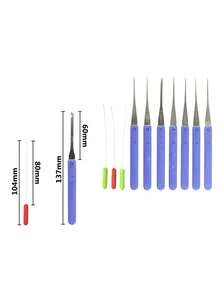 12件套断钥匙取出器，汽车车门钥匙取出工具，异物取出工具 - 彩色 - 查看 7