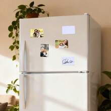 50 Pcs Sublimation Magnets Blanks Heart Square Circle Rectangle Fridge Magnet For Kitchen Office Decorative - Hình chữ nhật 3,5x1,9 inch - Xem 5