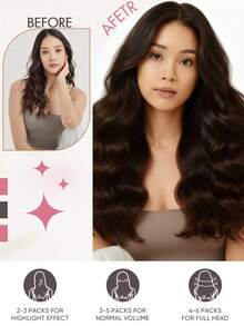 Nano Tip Hair Extensions Human Hair Balayage Nano Ring Beads Pre-Bonded Seamless Highlight Extensions For Women Nano Extension Human Hair Ease Of Use 50s Invisible Nano Bead Extension Valentine's Day - Multicolor - View 10