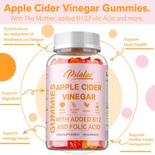 PSLALAE Sapple Cider Vinegar Gummies - Appetite Suppressant, Boosts Energy, Promotes Healthy Digestion & Bowel Function, Enhance Immunity - 60pcs - 60 Gummies - View 3