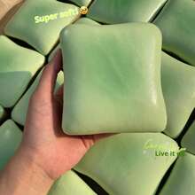 新款超柔软覆盆子吐司慢回弹捏捏乐，舒缓压力，节日、生日送礼佳品，完美礼物 - 彩色 - 查看 7