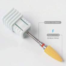 1PC Or 5PCS Corn-Shaped Ceramic Nail Drill Bits – Fast Cuticle Remover, Compatible With Electric Nail Files And Cuticle Cleaning Tools, Durable & Long-Lasting - Multicolor - View 6