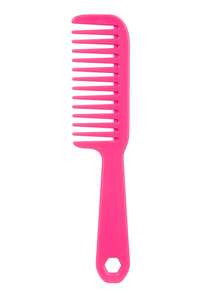 Hair Comb With Extended Handle; Wide Tooth Comb; Large Tooth Comb; Large Comb For Curly Hair; Plastic Massage Comb For Home Use - Multicolor - View 6