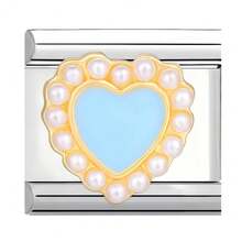 1pc Silver Sweet Luxury Modular Bracelet Charm, Heart, Butterfly, Cherry, Ocean Life Elements, DIY Jewelry Supplies