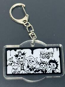 Porte-clés acrylique d'anime, figurine de dessin animé mignonne, jouet de collection, pendentif de sac, en stock - Multicolore - Voir 38