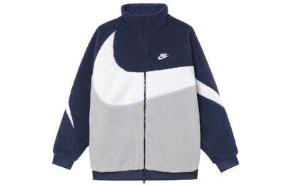  Nike Sportswear 双面 Swoosh 高领拉链夹克