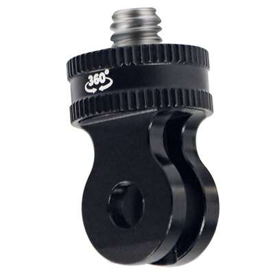 1/4 Inch Screw Tripod Adapter 360 Rotating Mount Holder For GoPro 13 12 11 10 9 Insta360 One X5 X2 X3 X4 Camera Accessories