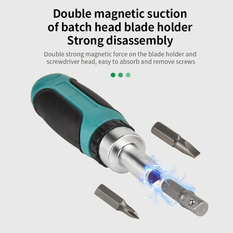 Ratchet Wrench Tool Set - Wrench/Socket/Screwdriver/Bits For Automotive, Office Equipment, Factory Machinery, Home Appliances, Furniture, And Professional Repair - Multicolor - View 4