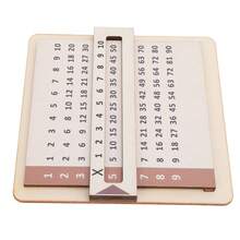 Slide & Learn Interactive Multiplication Chart - Interactive Math Manipulation Tool With Grid, Helps Children Practice And Solve Multiplication Tables, Educational Tool For Classroom And Home Schooling For Elementary School Students