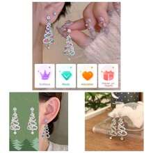 Teen Fine Earrings - Christmas Tree - View 1