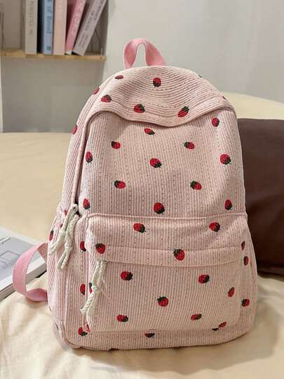 Mochila escolar de gran capacidad y multiusos de unicolor minimalista, de vuelta a la escuela