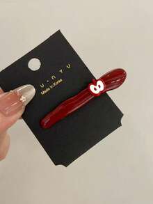 4pcs Korean Cute Mini Apple Bangs Clip, Suitable For Daily Makeup, Wispy Bangs Clip, Ancolle Red Alligator Hair Clip, Women Accessories, Best Gift For Friends And Teachers, Claw Clips, Hair Slide, Hair Barrettes - Multicolor - View 4