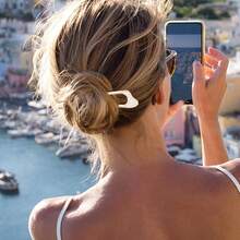 Horquillas Para El Cabello En Forma De U 2 Piezas De Palillos De Metal Para El Cabello En Forma De U Horquillas Para El Francesas Para El Pasadores Para - inicial - Ver 3