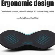 Cojn de Asiento de Automvil de 440 * 240 * 95 Mm para Conductor Grueso, KIMISS Cojn de Asiento de Automvil Porttil Cojn de Asiento de Elevacin de Automvil Cojn de Alivio - como se muestra en la figura - Ver 9