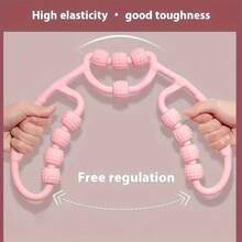 多滚轮腿部按摩器，健身放松设备，小腿按摩器，环绕式按摩器，全身适用，适合塑形，承重高达 220 磅 - 彩色 - 查看 8