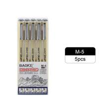 3/5/8/12pcs Drawing Black Fine Line Pen, Fine Nib Manga Marker For Artist Illustration, Sketching, Art Painting, Animation, DIY Gift Items - Black - View 16