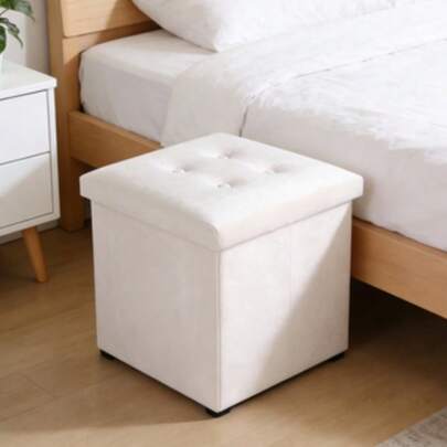 Los taburetes de almacenamiento, los reposapiés acolchados plegables, los reposapiés cubiertos, los taburetes de noche y los taburetes para cambiar zapatos están disponibles en tres tamaños y son adecuados para salas de estar, entradas, dormitorios y residencias de estudiantes.