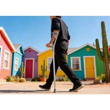 Bastón de codo telescópico, adecuado para hombres, mujeres, jóvenes y mayores. - 1 pieza - Ver 6