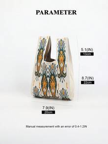 1 Stück leichte faltbare Tragetasche, atmungsaktive Handtasche zum Tragen von Handy, Kosmetik, Parfüm, geeignet für Alltag, Urlaub, Schule, Pendeln, Einkaufen, Fotografie, Camping, Joggen, alle Jahreszeiten - Verschiedenfarbig - Übersicht 2