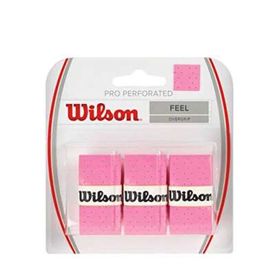 CYPNWILSON Perforated Pro - Raquetas de Tenis sobre Agarre Color RosaFashion