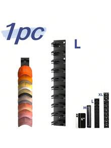 1pc Acrylic Hat Rack, Wall-Mounted Hat Holder, Strong Adhesive, Space-Saving, Sturdy Design, For Baseball Cap Storage And Display - Multicolor - View 13