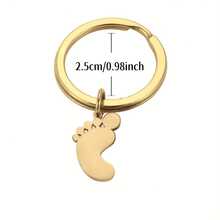 Personalized Stainless Steel Family Name Keychain - Customized Round Pendant, With Personalized Design, Option To Customize With Loved One's Photo, Single/Double-Sided Printing, Simple Style Family Gift - Multicolor - View 5