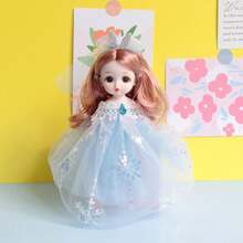 Fashionable & Creative Sapphire Princess Bride Doll, Collectible Ornament & Gift - Multicolor - View 6
