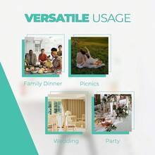 Faux Linen Small Rectangle Tablecloth For Kitchen Dining Room,Outdoor Coffee Wrinkle-Free Washable Table Cloth Covers For Wedding, Picnics, Party(Oblong, 60 X 84 Inch (6-8 Seats), Turquoise),Turquoise84inchx60inchRectangular - Turquoise84inchx60inchRectangular - View 7