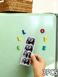 1/3/5pcs Customized Rectangular Fridge Magnets, Personalized With Photos, 5 Styles Available, Suitable For Couples Anniversary, Valentine's Day, Students Photo Display And Memo - Multicolor(Paper Fridge Magnets) - View 24