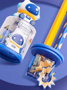 Mini Manual Pencil Sharpener, Student Pencil Sharpener, Rotary Pencil Sharpener, Portable Pencil Sharpener - Multicolor - View 12