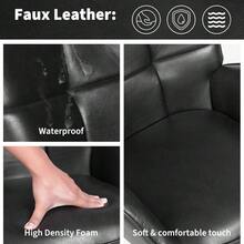 CuisinSmart Set Of 2 Modern Dining Chairs, Upholstered High Back Kitchen Chairs With Metal Legs,330lbs Capacity For Living Room Bedroom - màu đen - Xem 5