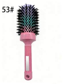 彩色圆筒梳、陶瓷铝管梳、卷发梳、沙龙卷发刷、尼龙猪鬃造型梳、卷发卷发刷、内卷蓬松卷发梳、耐热铝管卷发梳、耐热尼龙圆筒梳 - 彩色 - 查看 8