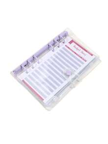 A6 PVC Budget Binder Notebook Cash Envelope System Set, With Zipper Wallet Budget Deposit Bill Organizer - Multicolor - View 14