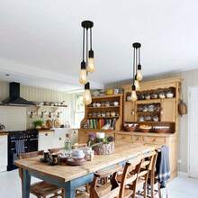 1pc Pendant Lamp Holder E27 Screw-Type Lighting Kit Hanging Light Socket With Line Chandelier Line Set DIY Retro Hanging Lamp - No Light Bulb - View 8