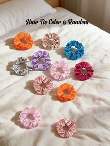 1 Set/4 Pieces, Bridesmaid Makeup Bag, Velvet Makeup Bag Set, Gift Set, Includes 1 Makeup Bag, 1 Mirror And 2 Hair Ties, Customized Makeup Bag, Bridesmaid Wedding Gift, Velvet Makeup Bag, Travel Toiletry Bag, Bridesmaid Invitation Gift, Valentine's Day Gift, Ramadan Gift - Multicolor - View 12