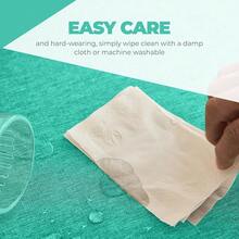 Faux Linen Small Rectangle Tablecloth For Kitchen Dining Room,Outdoor Coffee Wrinkle-Free Washable Table Cloth Covers For Wedding, Picnics, Party(Oblong, 60 X 84 Inch (6-8 Seats), Turquoise),Turquoise84inchx60inchRectangular - Turquoise84inchx60inchRectangular - View 6
