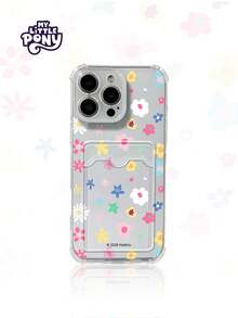 MY LITTLE PONY Official Genuine Cartoon Girly Phone Case, Card Holder Phone Case, Compatible With Apple 17, 17 Air, 17 Pro, 17 Pro Max, 11, 12, 13, 14, 15, 16 Pro, 16 Pro Max, 14 Plus, 15 Plus, 16 Plus, 15 Pro Max, 16 Pro, 16 Pro Max, XR, XS Max - Clear - View 1