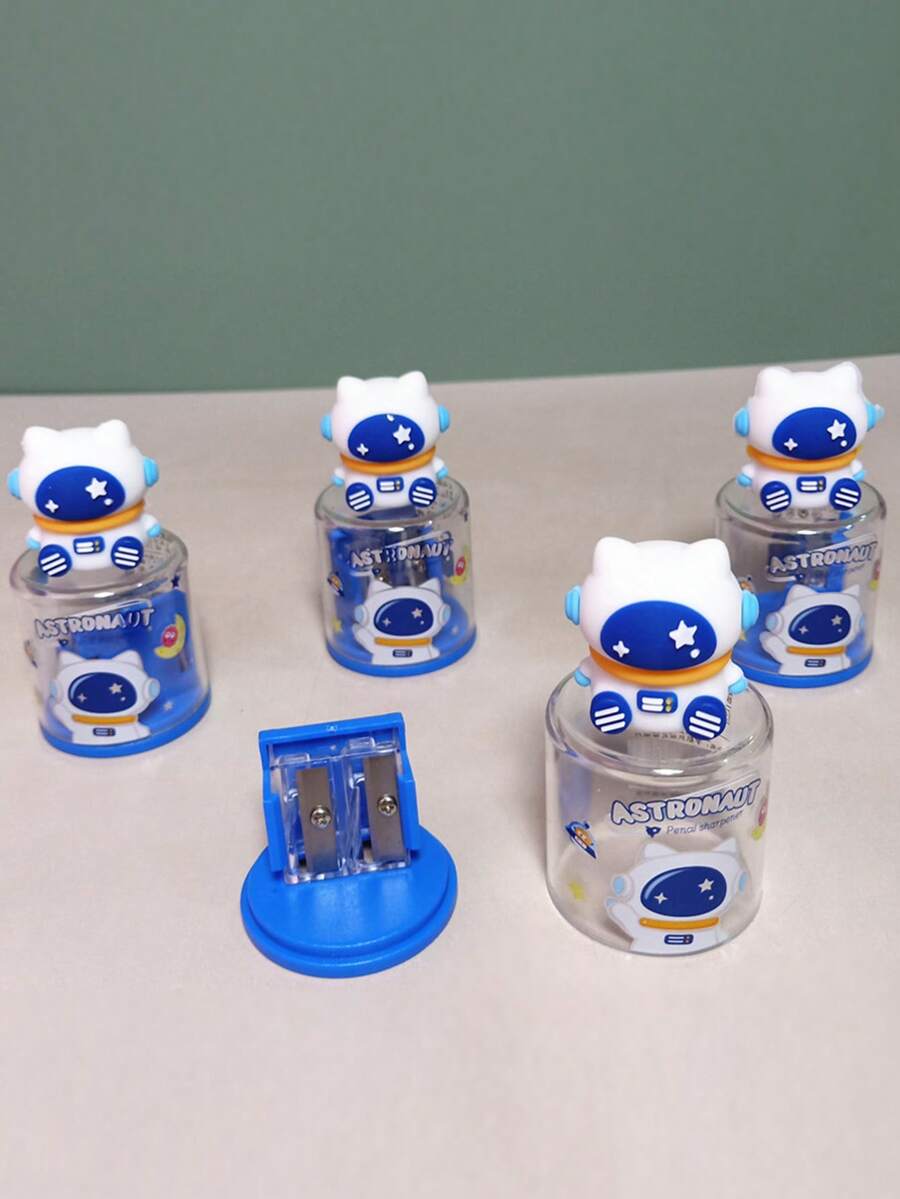 Mini Manual Pencil Sharpener, Student Pencil Sharpener, Rotary Pencil Sharpener, Portable Pencil Sharpener - Multicolor - View 1