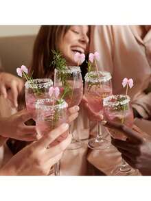 30/50 chiếc que xiên cocktail nơ hồng dùng cho đám cưới, tiệc tùng, quà tặng cho tiệc mừng em bé, tiệc độc thân, tiệc sinh nhật, tiệc tốt nghiệp, tiệc sinh nhật công chúa. - Màu Hồng baby - Xem 6