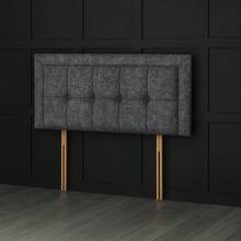 3ft Single Coniston Velvet Venice Headboard 20inch - Pink - View 3