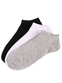 30 paia di calze da donna di colore solido, semplici, confortevoli, casual e versatili, adatte per l'uso quotidiano. Disponibili in opzioni da 3 paia/9 paia/15 paia/30 paia. - Multicolore - Visualizzare 5