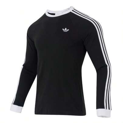 Adidas Men's T-Shirt, 2026 New Short Sleeve Top, 3S LS TEE, Lightweight Outdoor Casual Tee KE3546
