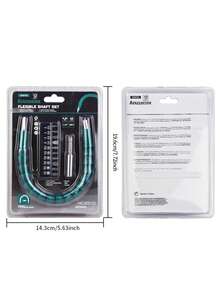 Multifunctional Swivel Flexible Shaft Set: Screwdriver Flexible Shaft Socket Bits, Connecting Shaft, Multi-Angle Drill Corner Adapter, Hex Shank Bit Extension Rod, Universal Flexible Drill Bit Extension, Suitable For Precision Drilling Angle Connecting Rod, Fits Any Drill Bit - No External Power Required, Tool Accessories, Drill Bit Extender, Swivel Ratchet Bits - Multicolor - View 10