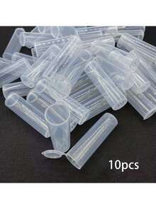 1/2/3/5pcs Sewing Needle Storage Tubes With Lids - Ideal For Embroidery, Felt And Sewing, DIY Gifts, Sewing Supplies And Accessories; Toothpick Storage Box; Cotton Swab Storage Bucket; Alcohol Wipe Plastic Container; Plastic Storage Jar; Compressed Wet Wipe Bucket - Multicolor - View 15